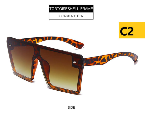 Oversized Transparent Sunglasses