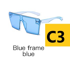 Oversized Transparent Sunglasses
