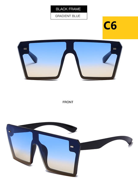 Oversized Transparent Sunglasses
