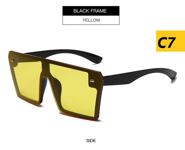 Oversized Transparent Sunglasses