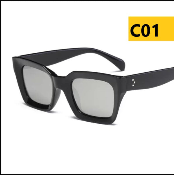 Square Vintage Oversized Sunglasses