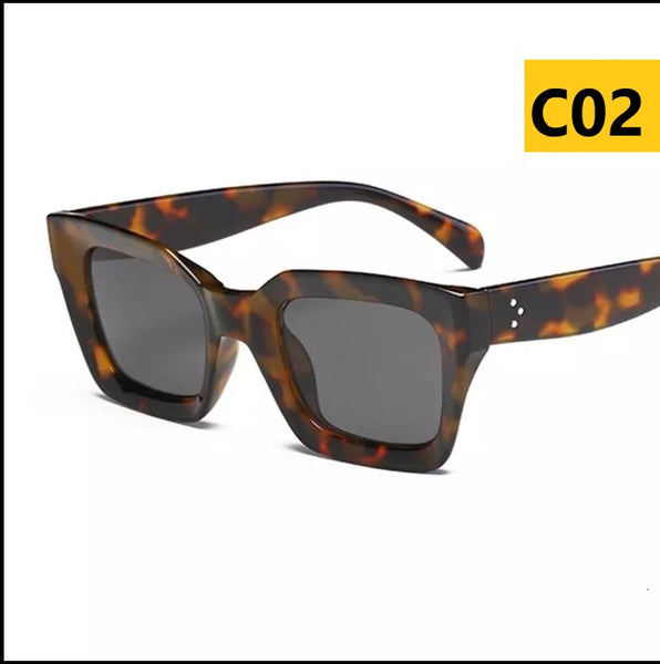 Square Vintage Oversized Sunglasses
