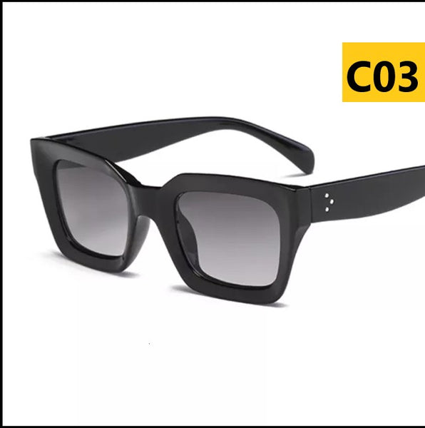 Square Vintage Oversized Sunglasses