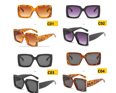 Square Oversized Retro Sunglasses