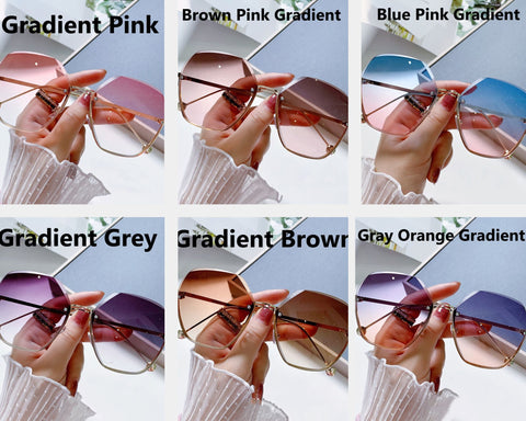 Large Frame Sunglasses 90106