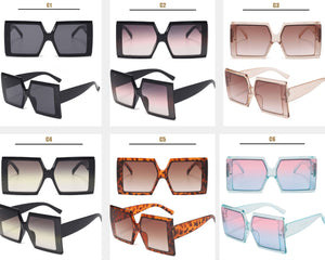 Large Frame Square Sunglasses
