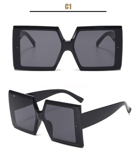 Large Frame Square Sunglasses