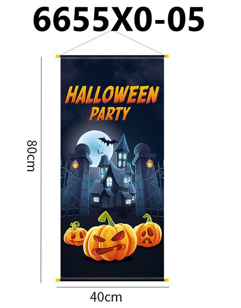 Hanging Cloth Halloween Poster