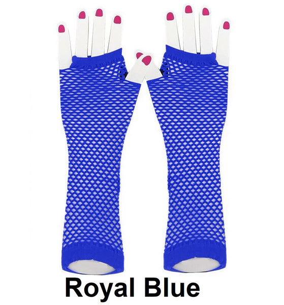 Fishnet Fingerless Long Gloves