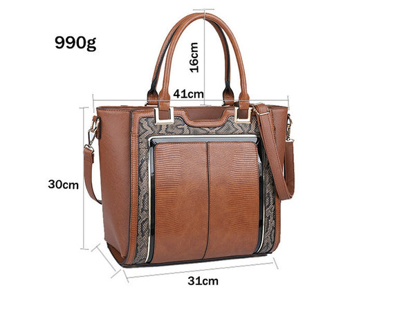 Snake Pattern Tote Bag 1646