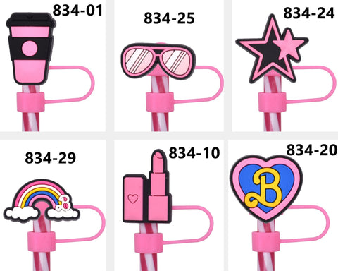 Barbie Straw Covers