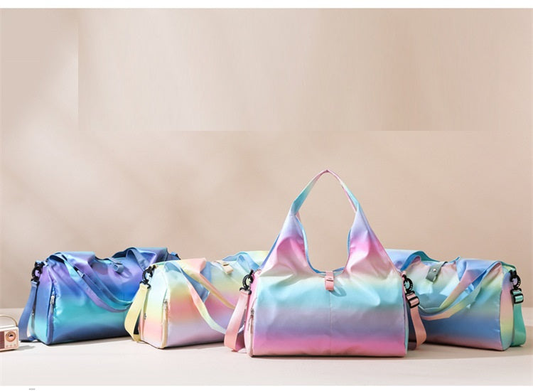 Gradient Colors Yoga Mat Duffle Bags