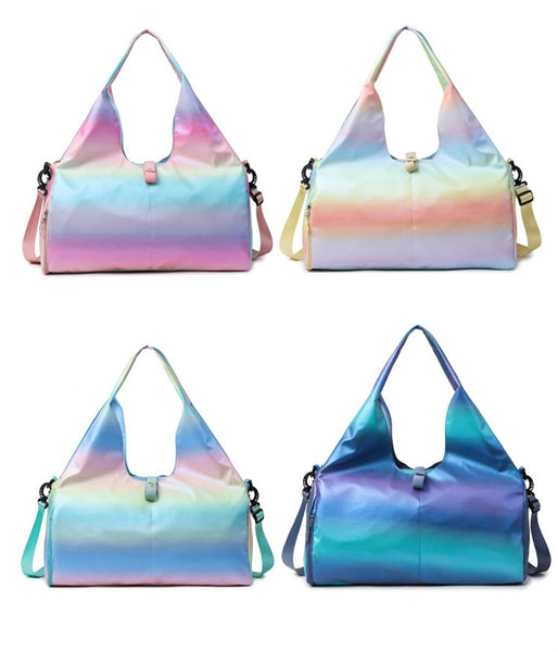 Gradient Colors Yoga Mat Duffle Bags