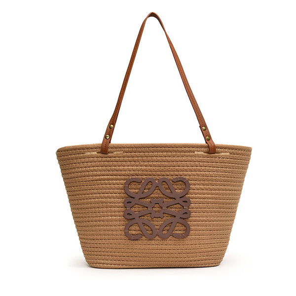 Woven Straw Shoulder Bag