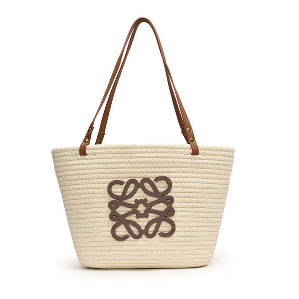 Woven Straw Shoulder Bag