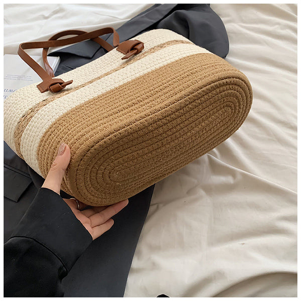 Holiday Style Large Straw Bag