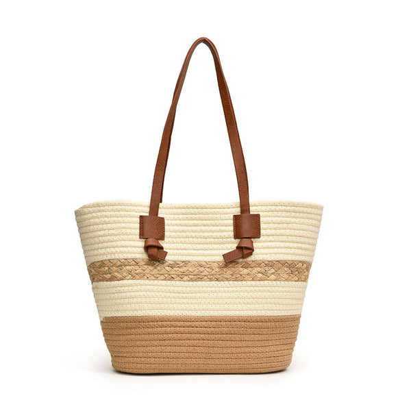 Holiday Style Large Straw Bag