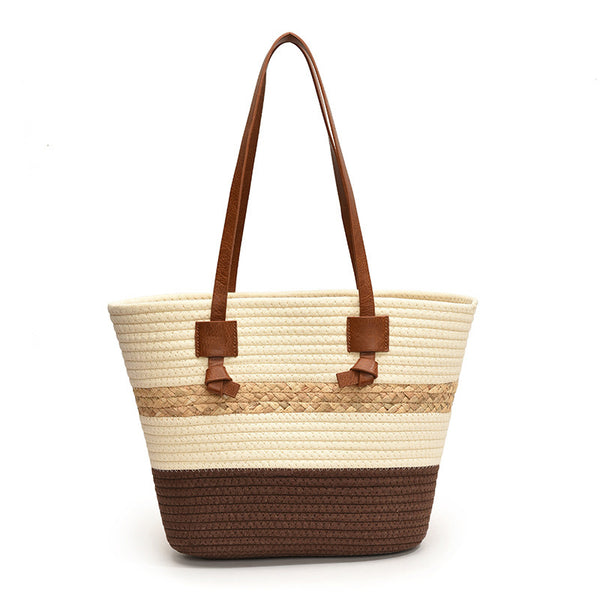 Holiday Style Large Straw Bag