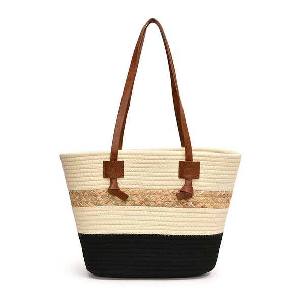 Holiday Style Large Straw Bag