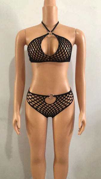Mesh Halter Bikini