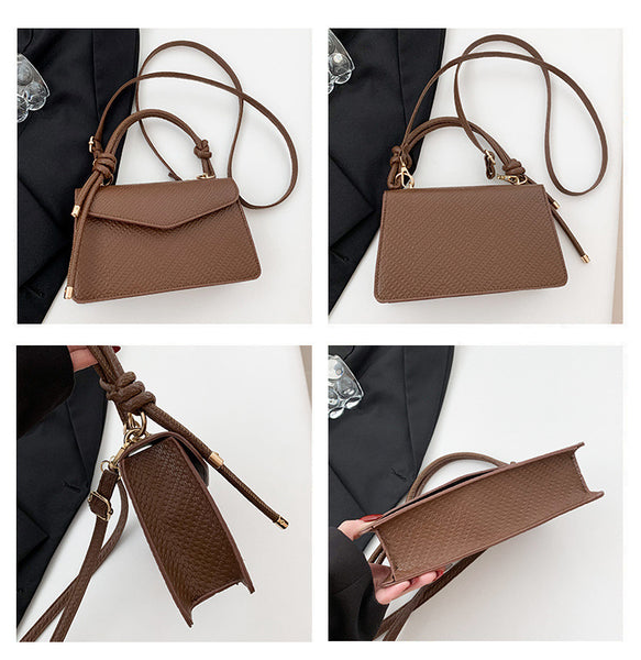 Textured Small Square Bag
