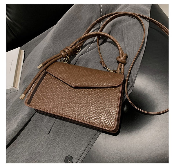 Textured Small Square Bag