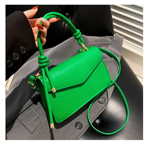 Textured Small Square Bag