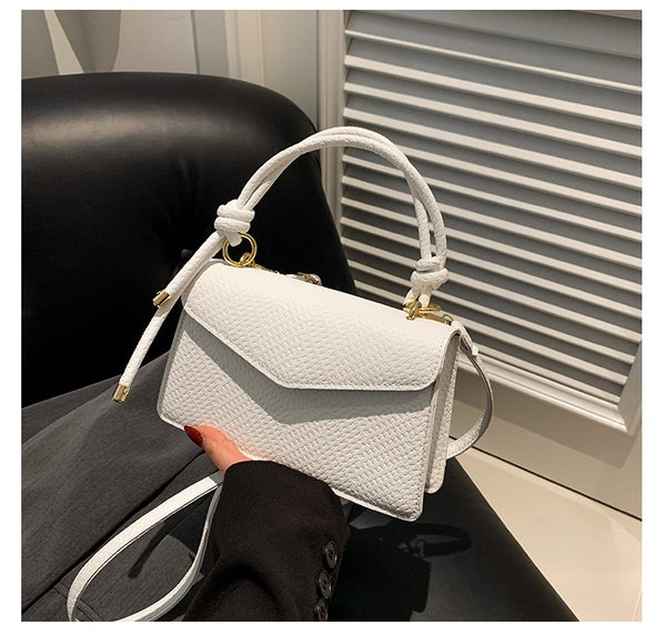 Textured Small Square Bag