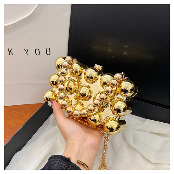 New Acrylic Pearl Box Clutch