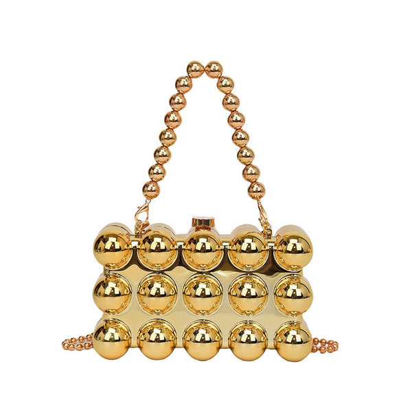 New Acrylic Pearl Box Clutch