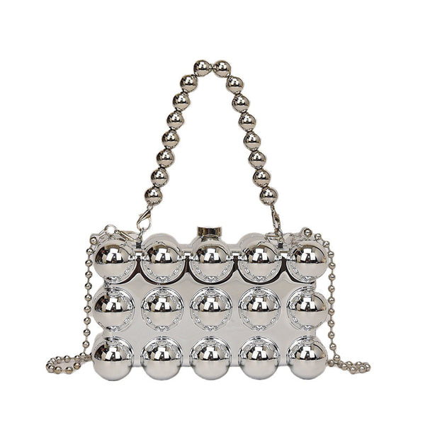 New Acrylic Pearl Box Clutch
