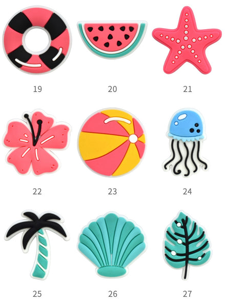 Summer Series Croc Charms