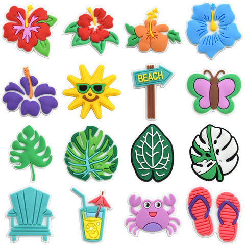Flower Series Croc Charms