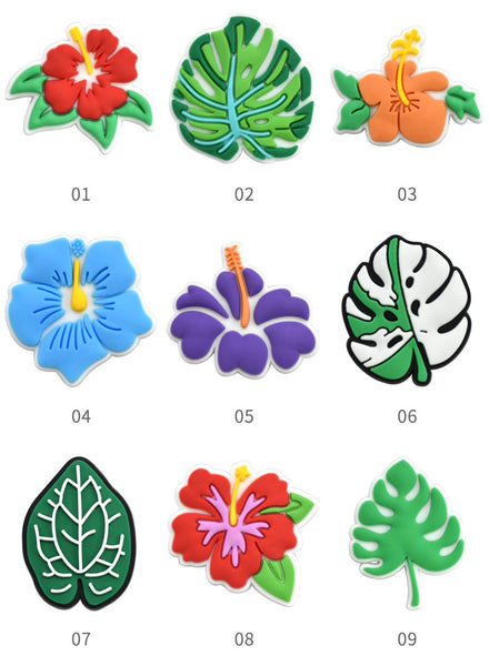 Flower Series Croc Charms