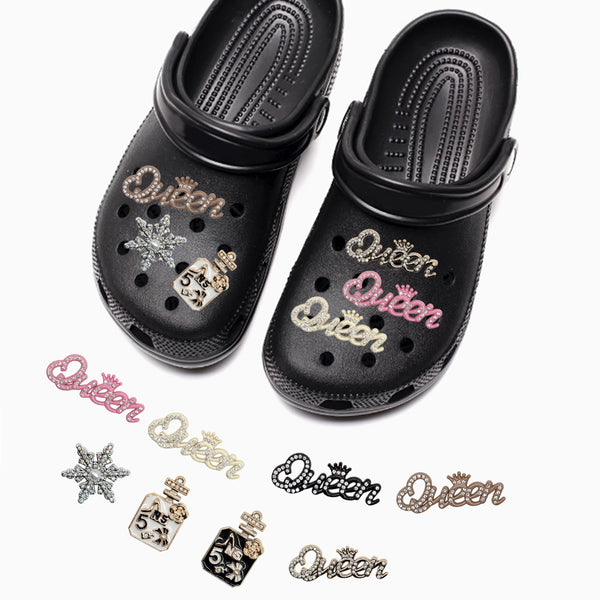 Metal Fancy Croc Charms