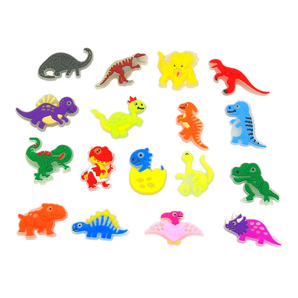 New Dinasaur Glow In The Dark Croc Charms