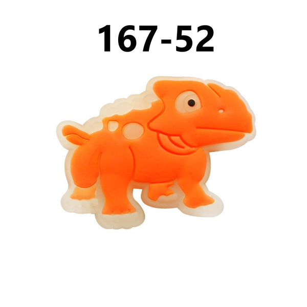 New Dinasaur Glow In The Dark Croc Charms