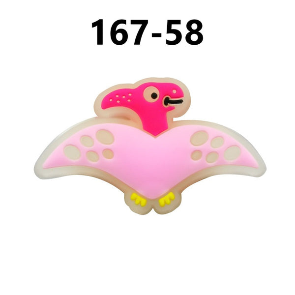 New Dinasaur Glow In The Dark Croc Charms