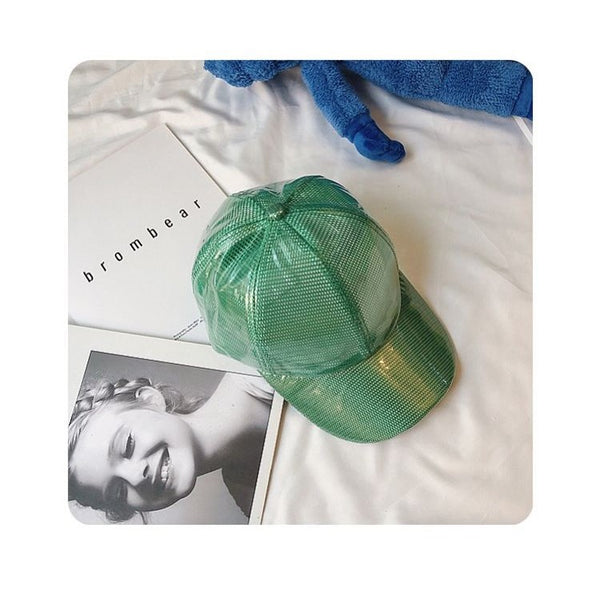 Transparent Baseball Casual Net Cap