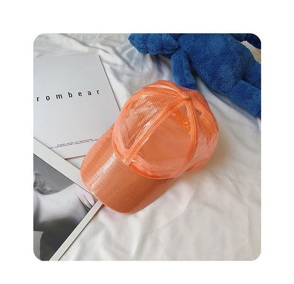 Transparent Baseball Casual Net Cap
