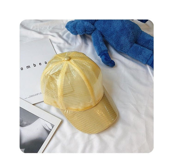 Transparent Baseball Casual Net Cap