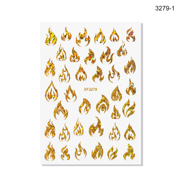 Nail Laser Sticker XF3279