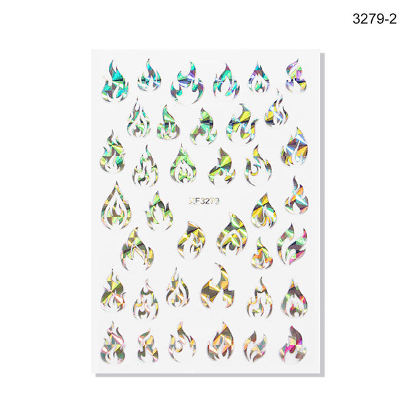 Nail Laser Sticker XF3279