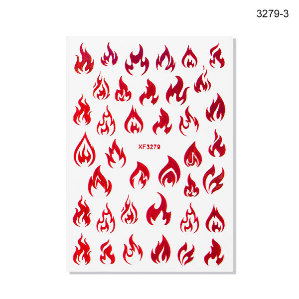 Nail Laser Sticker XF3279