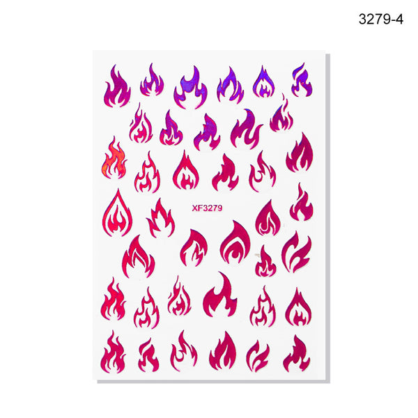 Nail Laser Sticker XF3279