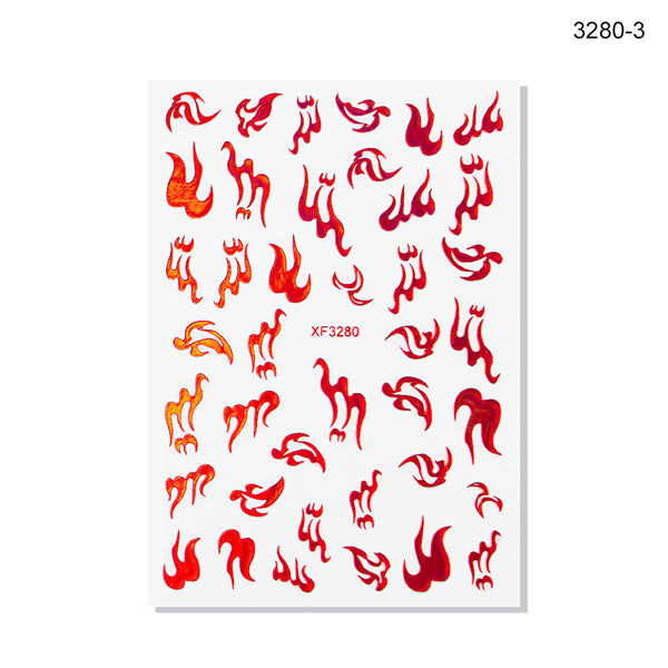 Nail Laser Sticker XF3280