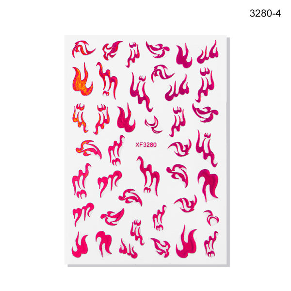 Nail Laser Sticker XF3280