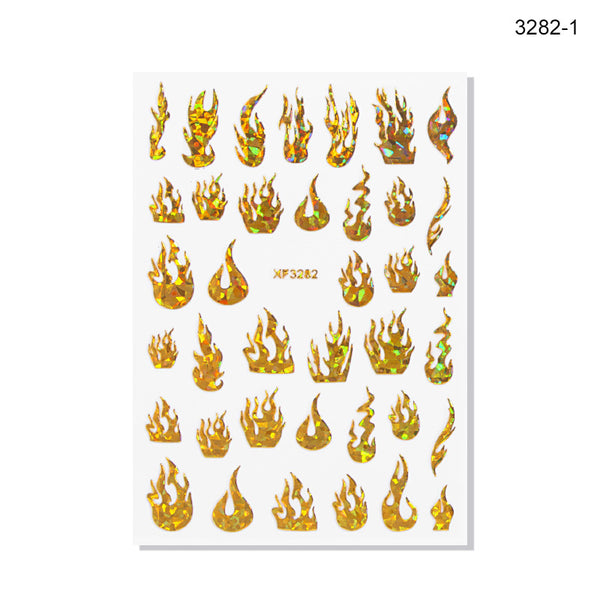Nail Laser Sticker XF3282