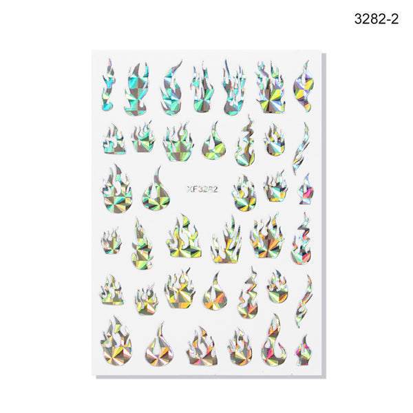 Nail Laser Sticker XF3282