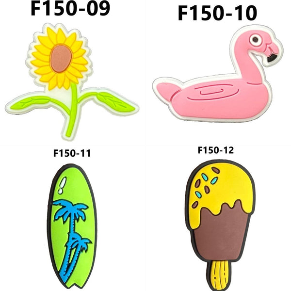 Summer Beach Waves Croc Charms
